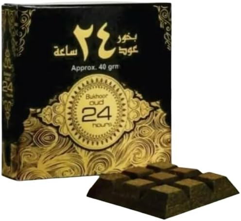 Bukhoor Oud 24 Hours 40g Bakhoor Home Fragrance Incense - Novaease Bukhoor Oud