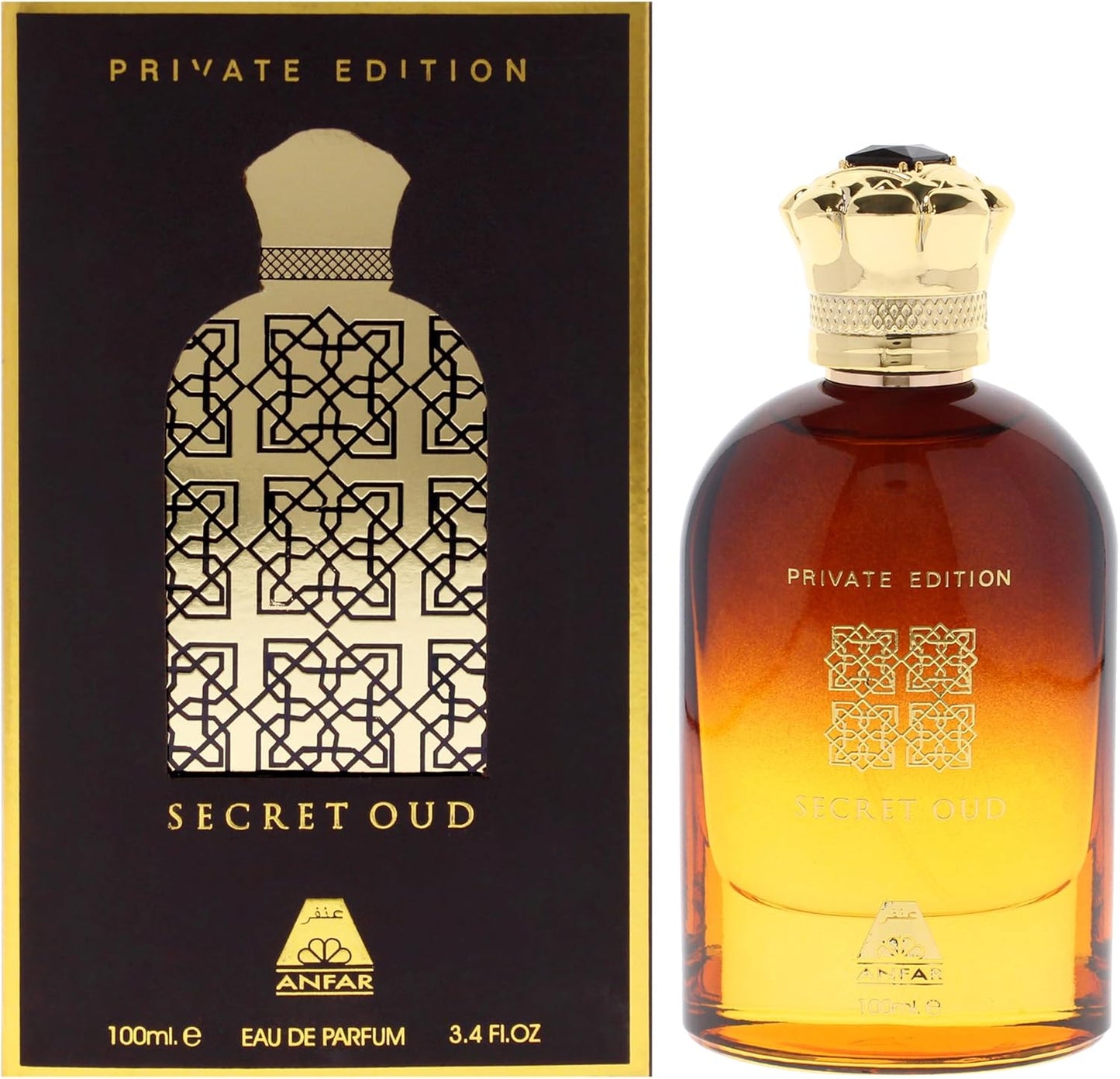 Private Edition - Secret Oud by Anfar for Men - 3.4 oz EDP Spray