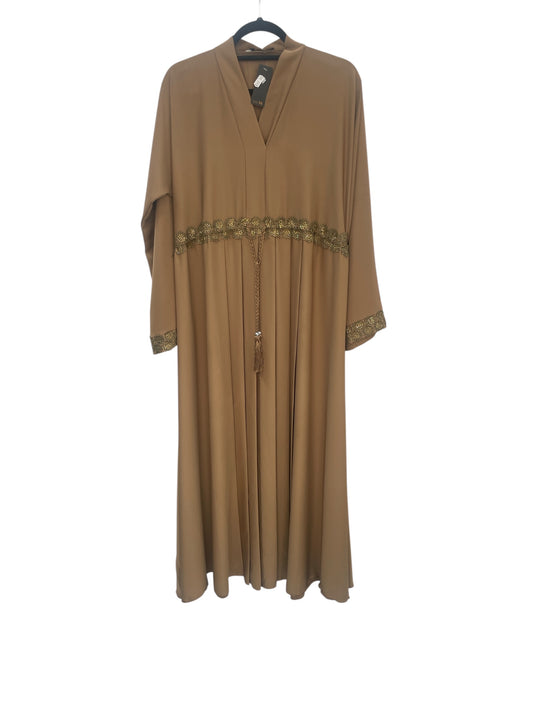 beige abaya