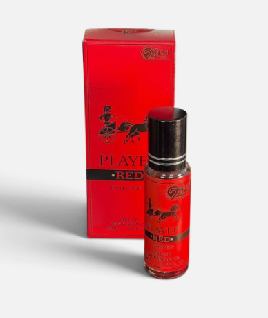 Player Red Roll On 12ml Pure Parfum Oil Long Lasting Fragrance Fresh Scent