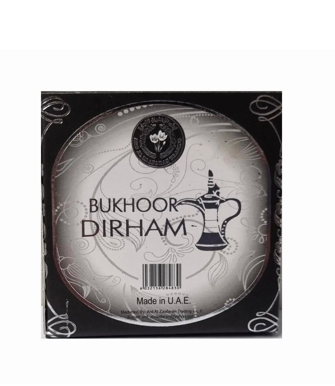 Ard Al Zaafaran BAKHOOR DIRHAM SILVER Incense 40g