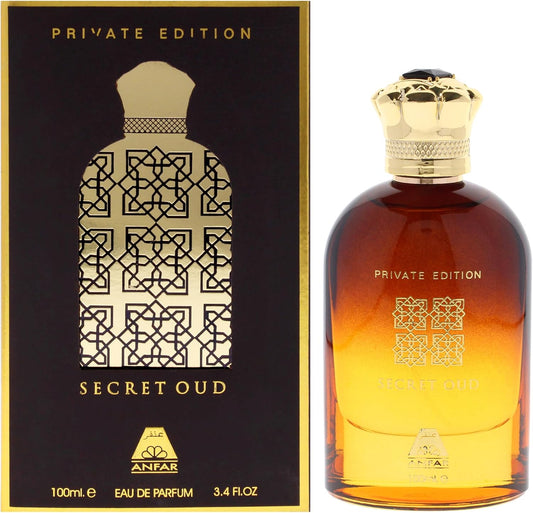 Private Edition - Secret Oud by Anfar for Men - 3.4 oz EDP Spray
