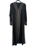 Elegant Black Embroidered Abaya – Sizes 52 & 54