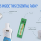 HEMANI Hajj & Umrah Kit 5in1 - Fragrance Free Soap, Gel, Shampoo, Lotion, Miswak