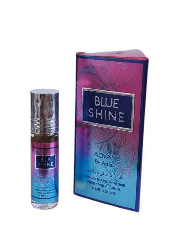 Blue shine attar- perfume oil roll on - Adyan By Anfar 6ML