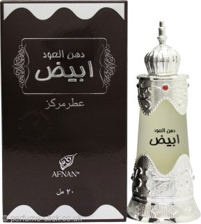 Afnan Perfumes Dehn al Oudh Abiyad Concentrated Perfume Oil 20ml