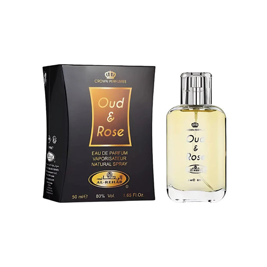 Oud & Rose Perfume 50ml EDP Al Rehab (Unisex)