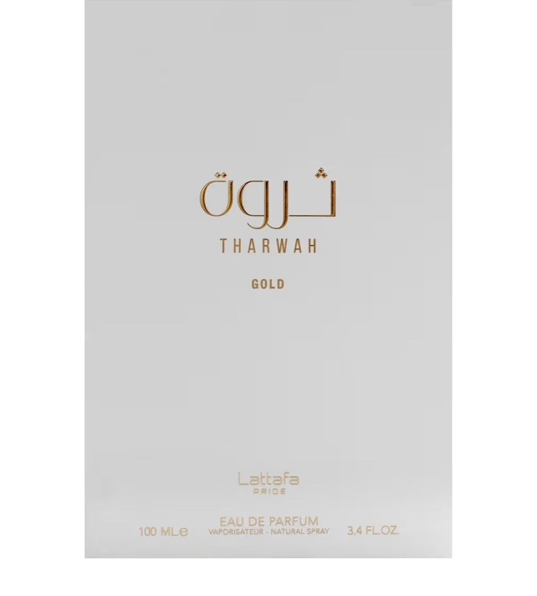 Lattafa Pride Tharwah Gold Eau De Parfum 100ml | Unisex Arabian Perfume