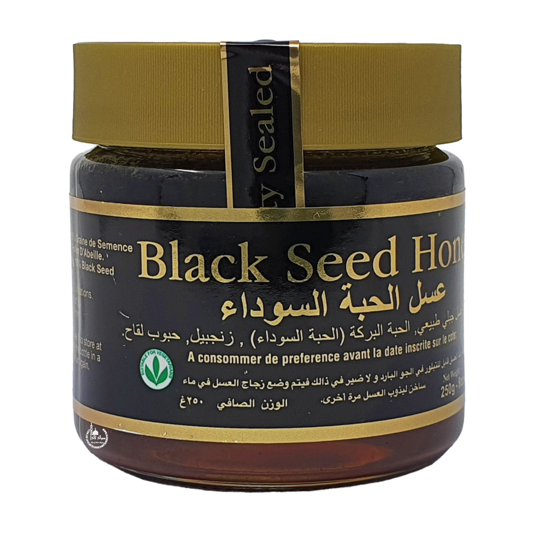 Black Seed Honey – 300g – Pure Mountain Honey with Black Seed (Nigella)