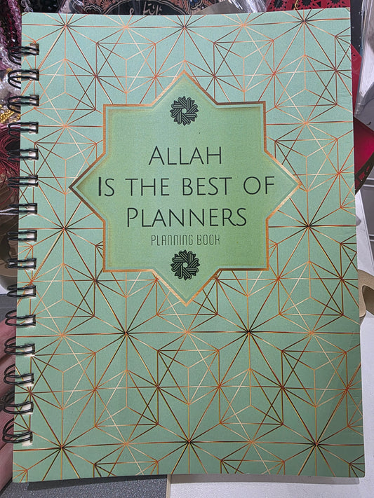 "Allah is the Best of Planners" Notebook